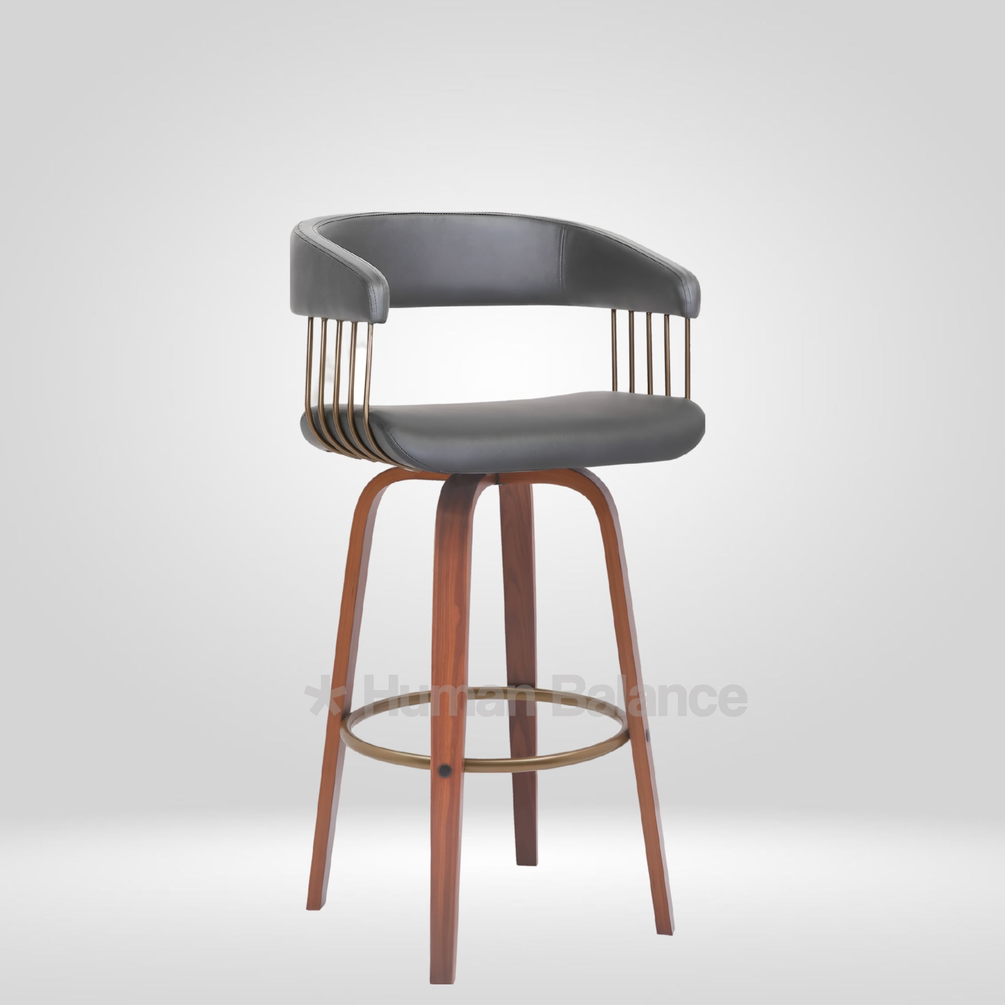 Haustra Bar Stool Grey